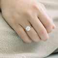 Custom 1 Carat Gia IGI Certified Diamond Ring 18K Gold Solitaire Engagement Ring 1.0ct Created Lab Grown Diamond Ring