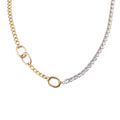 18k Real Gold Plated Twisted Rope Chain Necklace Stainless Steel Chain Choker Necklace Men Women Chains