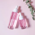 Skin Care Use Cosmetic Glass Essential Oil Dropper Bottle Flat Shoulder 15ml 30ml 60ml