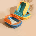 Direct Manufacturer Wholesale One Box Extra Large Semi-Enclosed Anti-Splash Cat Litter Box High Plastic Pet Toilet