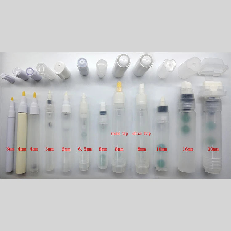 Factory Direct Wholesale Empty Pen Line Width 3mm to 50mm Furniture Wardrobe Painted Gold Color Graffiti Marker Pen