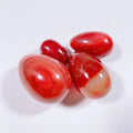 HY Red Agate Stone Natural Crystal Yoni Eggs Crystal Crafts