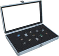 Special Purpose Black Insert with Aluminum Ring CASE Box Display Elegant and Durable Product Display Case
