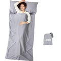 Woqi Super Soft Camping Silk Sleeping Bag Liner Cotton Envelope Sleep Sheet for Traveling