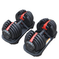 Custom Logo 24kg Adjustable Exercise Weights Free Body Building Dumbbell Sets with Logo