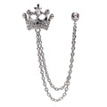 Men High-Grade Atmosphere Personality Retro Temperament Chain Suit Chest Japanese Accessories