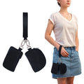 Wholesale Custom Detachable Dual Pouch Wristlet Keychain Coin Purse Nylon Pocket Card Holder Bracelet Wallets