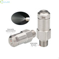 Anti-Drip 1/8 1/4 LNN 304 Stainless Steel Fine Mist Atomizing Nozzle with Filter Screen High Pressure Resistant Cooling Spray