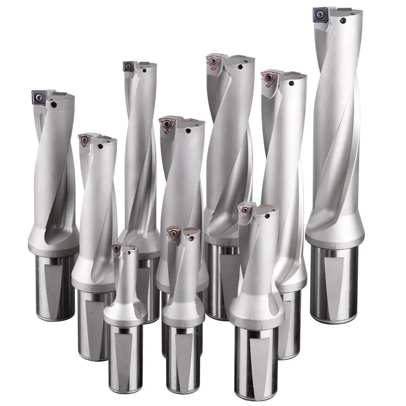 Milling Tool U Drill Indexable High Speed 2D/3D/4D/5D Milling Drill Bit with WCMT WCMX SPMG Carbide Inserts Violent Quick Drill