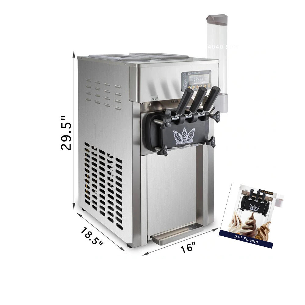 EU Warehouse at a Loss 1300w 110/220v Automatic Ice Cream Machine Ice Cream Cone Machine
