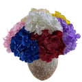 Wholesale Fake Bouquet 5 Heads Silk Artificial Hydrangea Flower for Wedding Home Decoration