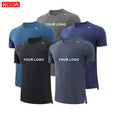 Running Tshirts Cooling Quick Dry Fabric Round-Neck Shirt Gym Wear T-Shirt Quick Dry Plain Men T-Shirts Gym Shirts