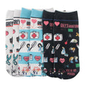 Novelty Creative Print Grey's Anatomy Doctor Nurse Socks for Gifts