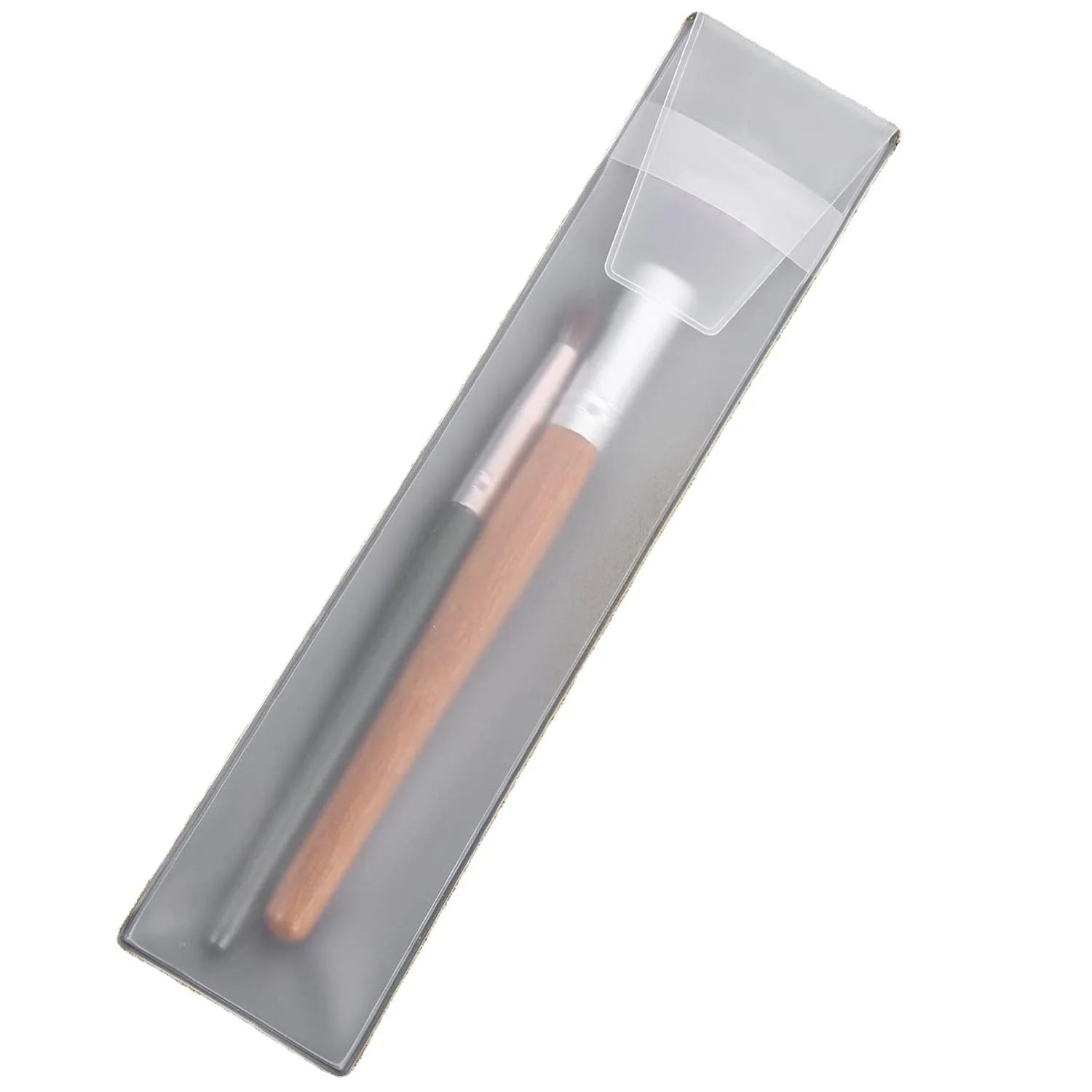 Factory Frosted Half Transparent EVA Makeup Brushes Packaging Bag with 12 Sizes for Cosmetic Brushes
