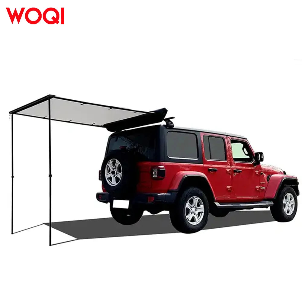 WOQI Leave Shade Car Awning Heavy Duty Retractable SUV Rooftop Side Tent