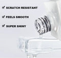 High Shine 15ml UV Gel Nail Polish Long-Wear Private Label Non-Sticky Clear Gel LED Designer Customizable Logo Tempered Top Coat