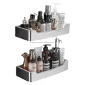 New Design ABS Stainless Steel Corner Storage Rack Shower Wall Mounted Modern Bathroom Shelf