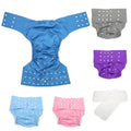 Washable Adult Pocket Nappy Cover Adjustable Reusable Diaper Cloth Adult Diaper Pants Old People Incontinence Pants Underwear