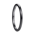 Alin 2MM Thin Classic Wedding Band Rose Gold Plated Tungsten Ring Men's Fashion Jewelry Promoted by Gold Supplier