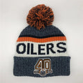 Wholesale Winter Jacquard Beanie Toque 100% Acrylic Warm Knitted Beanie Knit Hat Cuff Beanie With Custom Logo