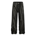 Designer Jeans Men European and American High Street Wash Hanging Sensation Stripe Straight Leg Boyfriend Jeans for Ladies