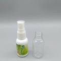 Plastic Spray Bottles 25ml Cosmetics Personal Care Packaging for Shampoo Lotion with Pump Sprayer and Screen Printing