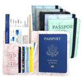 Wholesale Passport Holder Marble Leather RFID Passport Bags Family Travel Wallet Passport Cover for Women