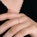 GR037 14k Gold Filled Jewelry Box Chain Ring Knuckle Ring Minimalism for Women