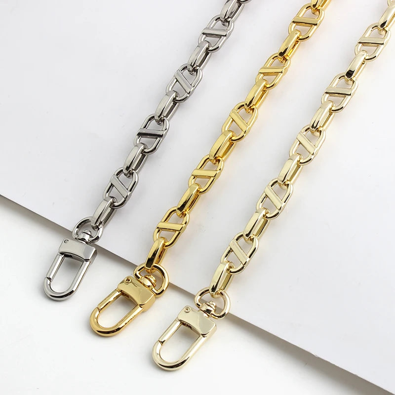 2023 Nolvo World New Wholesale Metal Chunky Sell Shoulder Lobster Clasp Alloy Chain Accessories Strap for Woman Bag Purse