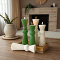 J10-389 Striped Cylinder Aromatherapy Candle Mold Nordic Long Pole Long Candle DIY Handmade Aromatherapy Molds
