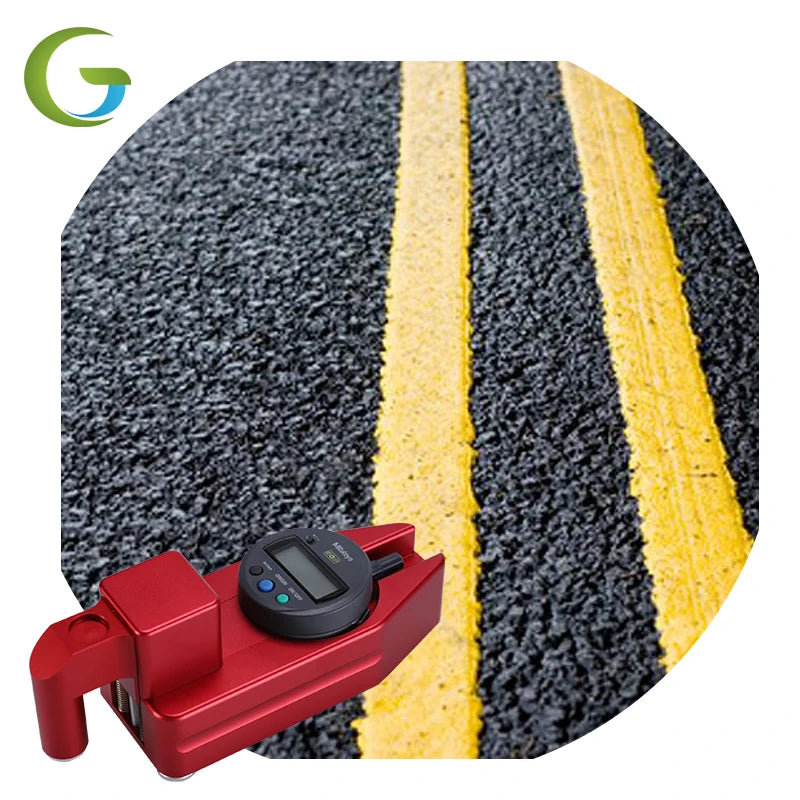 CGT Portable Industrial 1-Year Warranty Road Marking Thickness Gauge Instrument for Measuring Pavement Paint Thickness