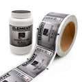 Professional Custom Multivitamin Private Label Waterproof BOPP Vitamin Adhesive Packaging Label Stickers