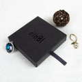 Wholesale Transparent Jewelry Box Storage Necklace Ring Luxury Paper Drawer Box Customized PE Film Suspension Packaging Box