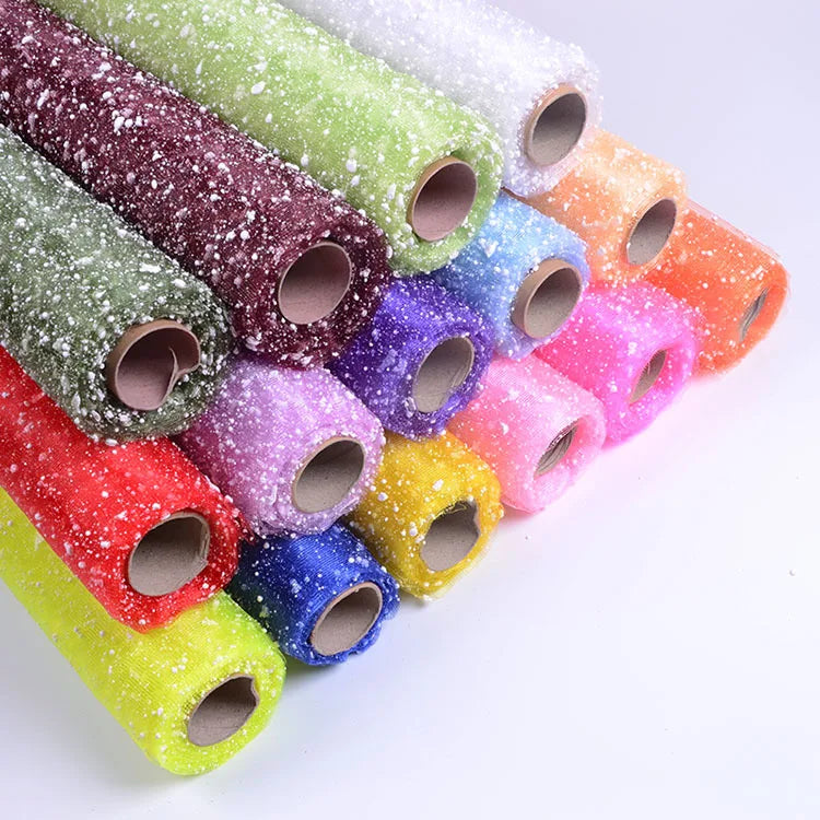 Hot Selling DIY Decoration Korea Snow Gauze Flower Gift Wrapping Paper Mesh Florist Paper