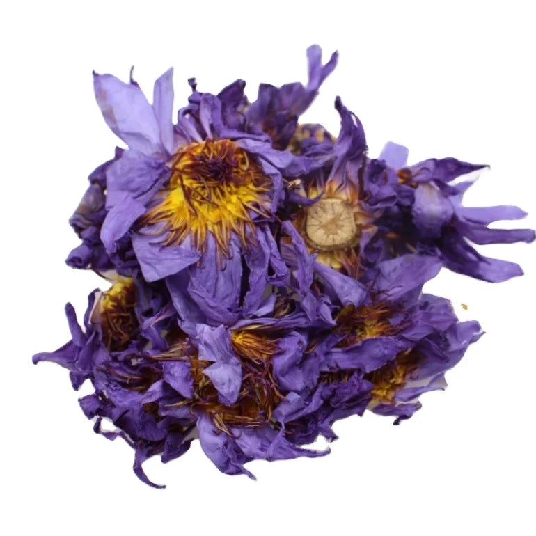 300g/pack Organic Blue-lotus-bulk New Wholesale Dried Nymphaea Caerulea Flowers Blue Lotus Flower for Sale