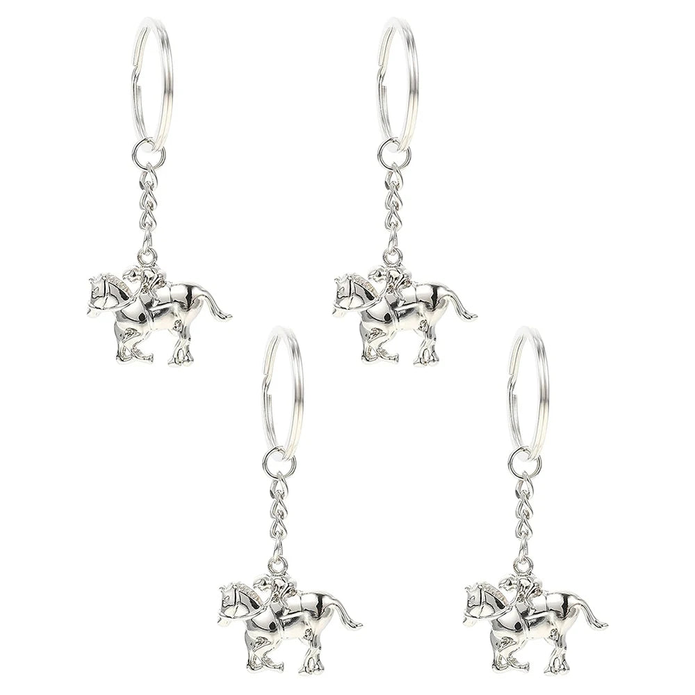 Hot Sale Metal Horse Keychains Animal Bag Pendant Charms for Cars Showcase Your Unique Style