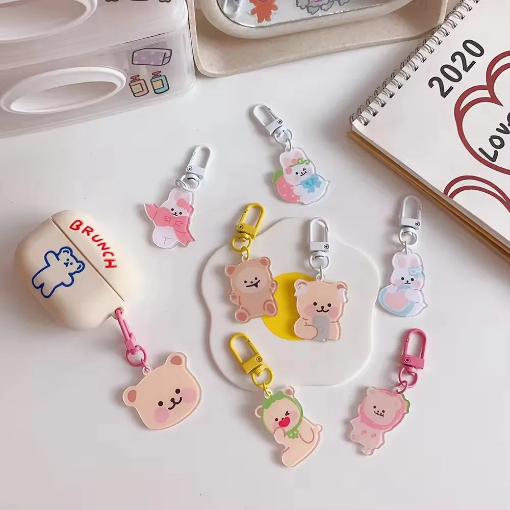 Plastic Acrylic Shaker Keychain Factory Design Anime Figure Acrylic Charm Shaker Key Chain Acrylic Keychain
