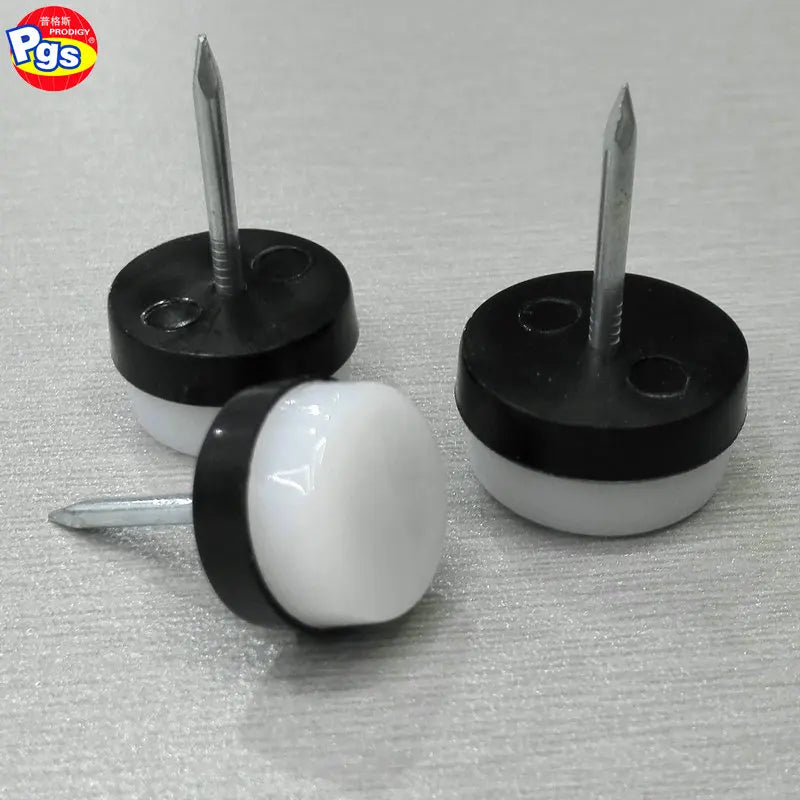 Prodigy N3Y18 Furniture Slider Plastic Chair Leg White Color Furniture Glider for Floor Protect