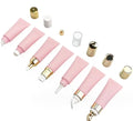 Custom Clear Plastic Lip Gloss Tube 15g with Hot Stamping and Pump for Cosmetics Eye Cream Packaging