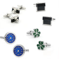 Men's Accessories Popular Custom Engraved Logo Cufflinks and Shirts for Weddings Engagements Parties Anniversaries