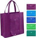 Reusable Folding Customized Printed Tote Shopping Bags With Logos