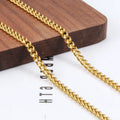 Stainless Steel Round Ground Chain 3.8mm Fine Vacuum Plating Gold Jewelry Chain DIY Necklace Bracelet Fashion