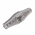 BBQ Stainless Steel Handle Spring Wood Furnace Stove Smoker Elastic Steel Roll Conical Compression Tower Spring