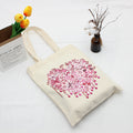 New Arrival Diamond Painting Tote Bag Diy Pink Butterflies Pattern Reusable Special Shaped Diamond Embroidery Handbag Art Crafts