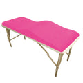 Hot Selling Beauty Salon Curved Extension Velvet Lash Mattress Lash Bed Beauty Bed Topper