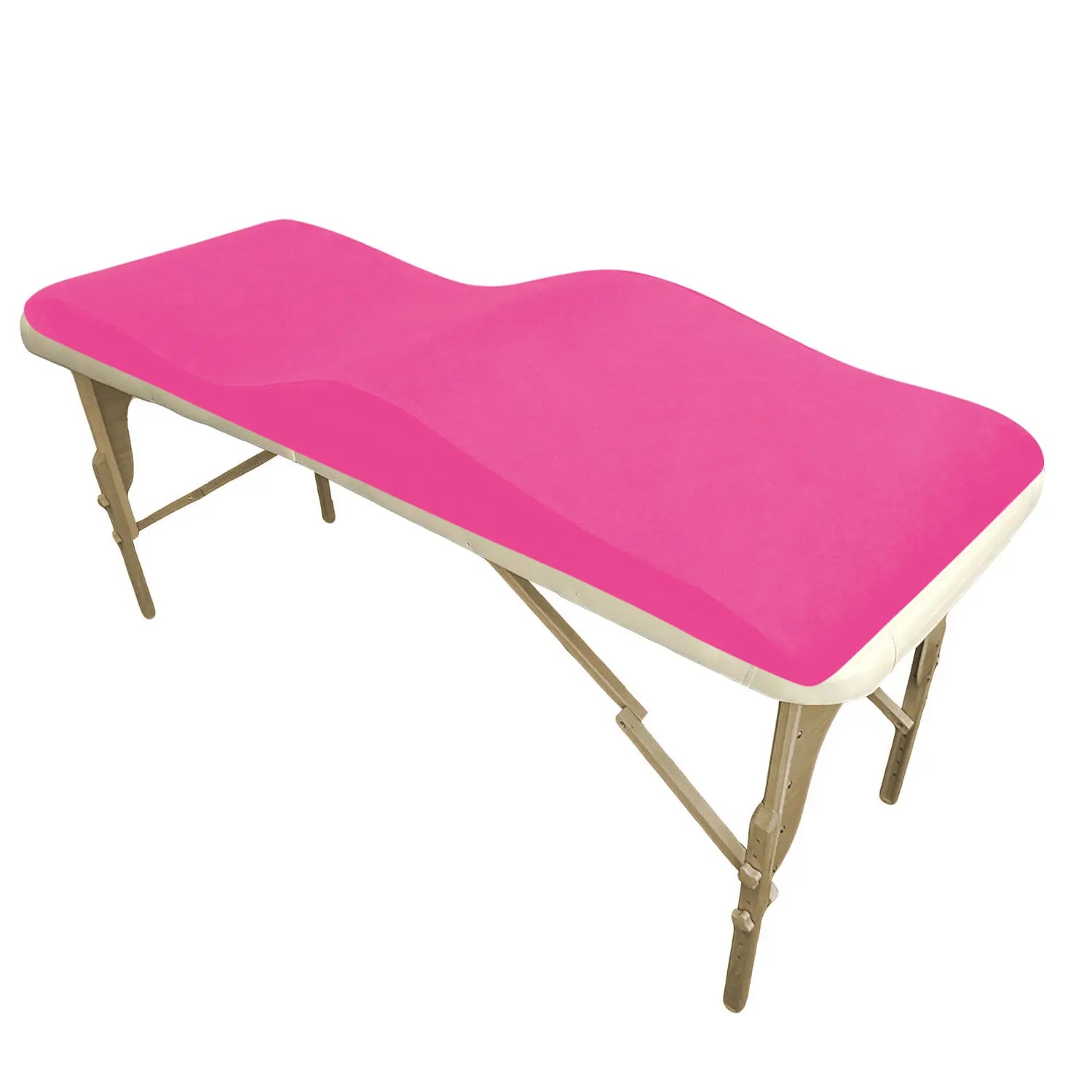 Hot Selling Beauty Salon Curved Extension Velvet Lash Mattress Lash Bed Beauty Bed Topper