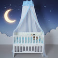 Baby Crib Floor Mosquito Net with Bracket Universal Newborn Children's Bed Baby Mosquito Net Cover Clip-on Full Cover to  Floor