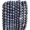 Wholesale Natural Origin Blue Coral Beads Round Loose Gemstone Beads DIY Bracelet for Jewelry Making