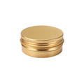 Hot Sale Custom Printing Emboss logo Cosmetic Packaging Metal Rose Gold Aluminum Jar Tin Jar Aluminum 120ml
