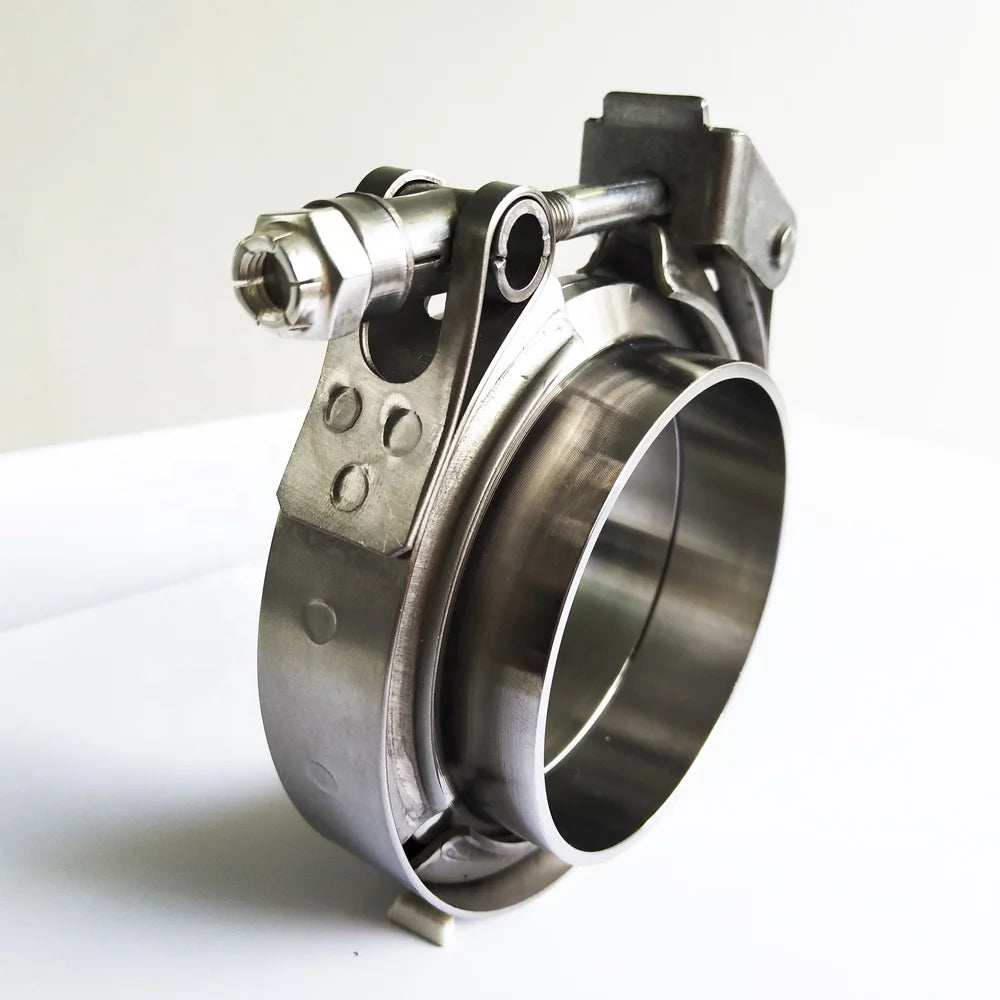 2.5" Quick Release Ss 304 v Band Clamp with Male Female Flange and Metal Nut